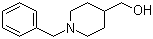 1-苄基-4-哌啶甲醇分子结构 (CAS 67686-01-5)