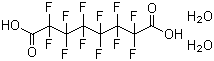 全氟辛二酸二水合物分子结构 (CAS 678-45-5)