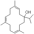 4,8,12-三甲基-1-异丙基-3,7,11-环十四三烯-1-醇分子结构 (CAS 67814-27-1)