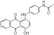 溶剂蓝 122分子结构 (CAS 67905-17-3)
