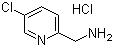 2-氨甲基-5-氯吡啶盐酸盐分子结构 (CAS 67938-76-5)
