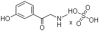1-(3-羟基苯基)-2-(甲基氨基)乙酮硫酸盐分子结构 (CAS 679394-62-8)