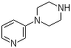 1-(3-Pyridinyl)piperazine molecular structure (CAS 67980-77-2)
