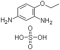 2,4-二氨基苯乙醚硫酸盐分子结构 (CAS 68015-98-5)