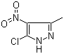 5-Chloro-3-methyl-4-nitro-1H-pyrazole molecular structure (CAS 6814-58-0)