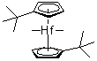 双[(1,2,3,4,5-η)-1-(1,1-二甲基乙基)-2,4-环戊二烯-1-基]二甲基铪分子结构 (CAS 68193-45-3)