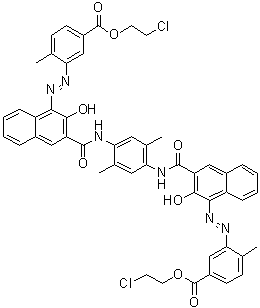 颜料红 220分子结构 (CAS 68259-05-2)
