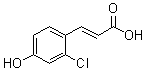 3-(2-Chloro-4-hydroxyphenyl)-2-propenoic acid molecular structure (CAS 682804-97-3)