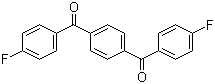 1,4-双(4-氟苯甲酰基)苯分子结构 (CAS 68418-51-9)