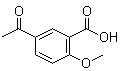 5-乙酰基-2-甲氧基苯甲酸分子结构 (CAS 68535-61-5)