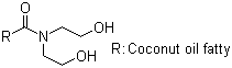 Coconut diethanolamide  molecular structure (CAS 68603-42-9)