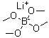 Lithium tetramethoxyborate molecular structure (CAS 6867-35-2)