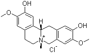 Phellodendrine chloride molecular structure (CAS 6873-13-8)