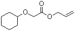 环己氧乙酸烯丙酯分子结构 (CAS 68901-15-5)