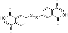 3-Carboxy-4-nitrophenyl disulfide molecular structure (CAS 69-78-3)