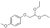1-(2,2-二乙氧基乙氧基)-4-甲氧基苯分子结构 (CAS 69034-13-5)