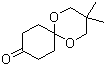 3,3-Dimethyl-1,5-dioxaspiro[5.5]undecan-9-one molecular structure (CAS 69225-59-8)