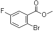2-溴-5-氟苯甲酸甲酯分子结构 (CAS 6942-39-8)