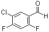 2,4-Difluoro-5-chlorobenzaldehyde molecular structure (CAS 695187-29-2)