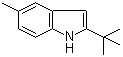 2-叔丁基-5-甲基吲哚分子结构 (CAS 69622-41-9)