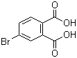4-Bromophthalic acid molecular structure (CAS 6968-28-1)