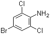 4-溴-2,6-二氯苯胺分子结构 (CAS 697-88-1)