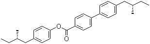 [S-(R*,R*)]-4-(2-Methylbutyl)phenyl 4-(2-methylbutyl)[1,1'-biphenyl]-4-carboxylate molecular structure (CAS 69777-74-8)