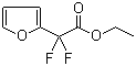 2,2-二氟-2-(呋喃-2-基)乙酸乙酯分子结构 (CAS 698378-91-5)