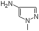 1-甲基-1H-吡唑-4-胺分子结构 (CAS 69843-13-6)