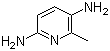 2-甲基-3,6-二氨基吡啶分子结构 (CAS 6992-84-3)