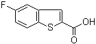 5-氟苯并[b]噻吩-2-羧酸分子结构 (CAS 70060-13-8)