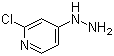 2-氯-4-肼基吡啶分子结构 (CAS 700811-29-6)