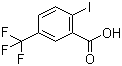 2-碘-5-三氟甲基苯甲酸分子结构 (CAS 702641-04-1)