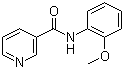 N-(2-Methoxyphenyl)-3-pyridinecarboxamide molecular structure (CAS 70301-27-8)