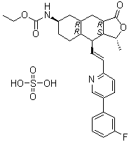 Vorapaxar sulfate分子结构 (CAS 705260-08-8)