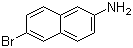 2-氨基-6-溴萘分子结构 (CAS 70592-80-2)