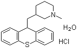 美噻吨盐酸盐一水合物分子结构 (CAS 7081-40-5)
