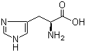 L-组氨酸分子结构 (CAS 71-00-1)