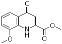 Methyl 4-hydroxy-8-methoxyquinoline-2-carboxylate molecular structure (CAS 7101-90-8)