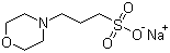 MOPS sodium salt molecular structure (CAS 71119-22-7)