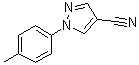 1-(4-甲基苯基)-1H-吡唑-4-甲腈分子结构 (CAS 712-72-1)
