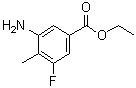 3-氨基-5-氟-4-甲基苯甲酸乙酯分子结构 (CAS 713-47-3)