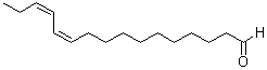 (Z,Z)-11,13-十六碳二烯醛分子结构 (CAS 71317-73-2)