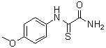 2-[(4-Methoxyphenyl)amino]-2-thioxoacetamide molecular structure (CAS 71369-81-8)