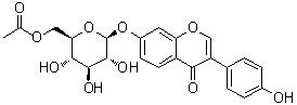 6''-O-Acetyldaidzin molecular structure (CAS 71385-83-6)