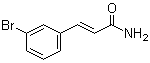 3-(3-溴苯基)-2-丙烯酰胺分子结构 (CAS 71539-43-0)