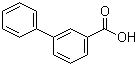 3-苯基苯甲酸分子结构 (CAS 716-76-7)