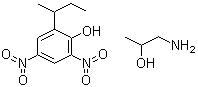 2-sec-Butyl-4,6-dinitrophenol compd. with isopropanolamine molecular structure (CAS 71735-19-8)