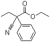 Ethylphenylcyano-acetic acid ethyl ester molecular structure (CAS 718-71-8)