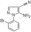 5-氨基-1-(2-溴苯基)-1H-吡唑-4-甲腈分子结构 (CAS 71856-54-7)